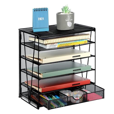 Buy Samstar Letter Tray Organizer 5 Tier Desk File Organizer Paper