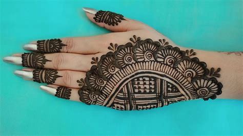 Very Simple And Stylish Back Hand Mehndi Design Back Hand Mehndi Design For Girls Easy