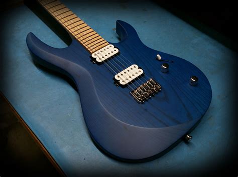 Kiesel Guitars Carvin Guitars A6 Aries Sapphire Blue Over Ash Body In