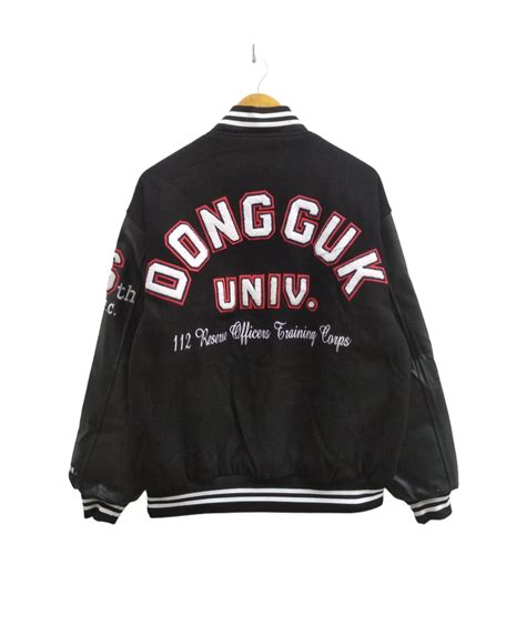 Vintage Vintage Univ Dongguk 46th Kim Sm Button Varsity Jacket Grailed