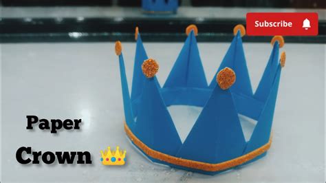 How To Make Paper Origami Crown 👑 Origami Crown 👑 2023 My Craft Youtube