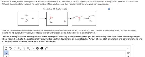 Solved: 2-Bromo-2-methylbutane Undergoes An El Elimination... | Chegg.com