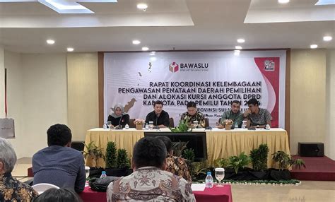 Bawaslu Sulut Gelar Rakor Pengawasan Penataan Dapil Dan Alokasi Kursi