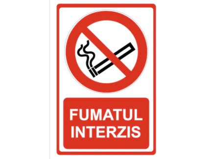 Indicator Fumatul Interzis Dalgeco