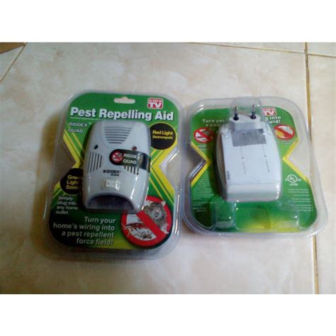 Jual Riddex Quad Pest Repelling Aid Ultrasonic Anti Tikus Nyamuk Kecoa