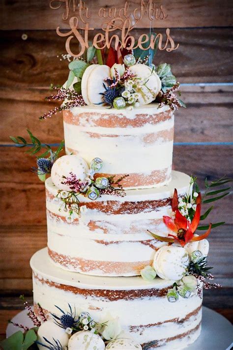 Naked Wedding Cake Inspiration Fab Mood Wedding Colours Wedding