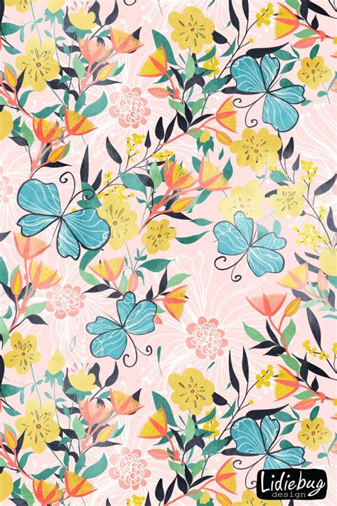 Colorful Fabrics Digitally Printed By Spoonflower Australian Floral