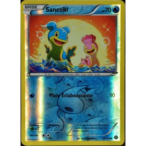 Carte Pok Mon Sancoki Pv Reverse Xy Offensive Vapeur