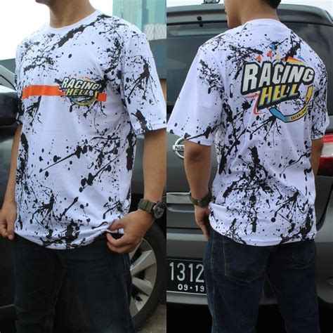 Baju Distro Pria Keren Kaos Racing Hell Baju Wanita Racing