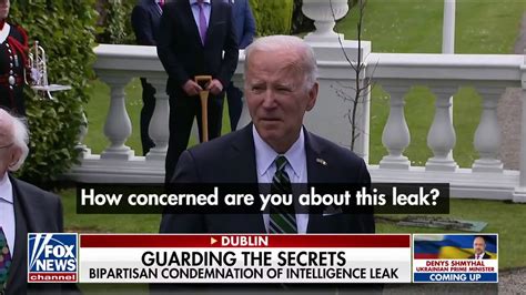 President Biden Appears To Downplay National Security Leak Fox News Video