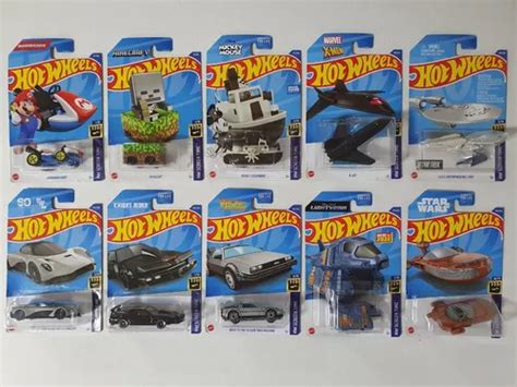 Set 10 Hot Wheels Screen Time 2022 Completa Minecart Future Envío gratis