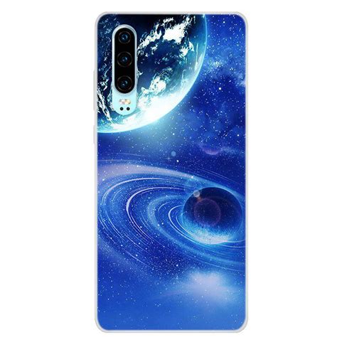 Buy Silicone Phone Case Carton Starry Sky Moon Painted Soft Full Back