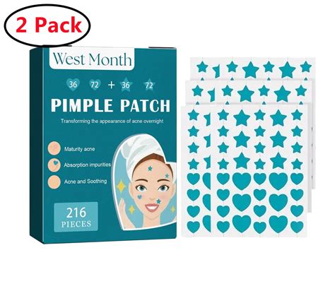 2 Pack 216 Ct Pimple Patches Variety Pack W Tea Tree Oil Salicylic