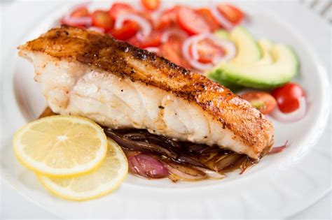 Marinated Striped Bass Fillet With Avocado Mint Salsa Recipes From Guide Outdoors Striper