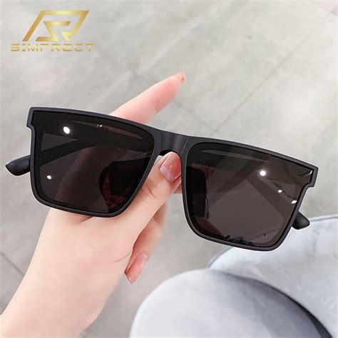 Simprect Anti Blue Light Polarized Sunglasses For Men 2023 Luxury Brand