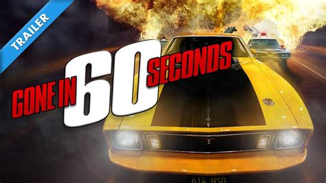 Gone In 60 Seconds Trailer Youtube