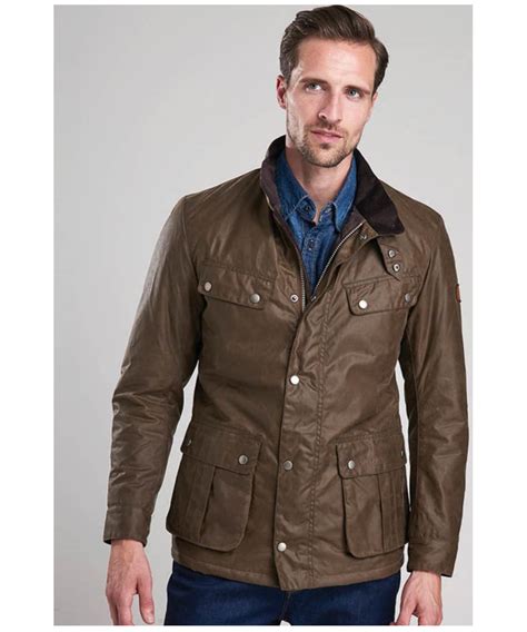 Mens Barbour International Duke Waxed Jacket