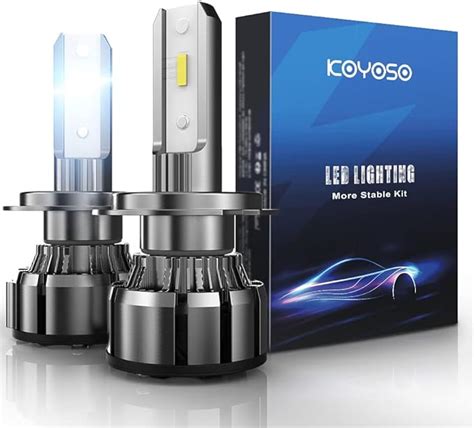 Amazon Fr Koyoso Ampoules H Led Voitures W Lm Led Phare Kit