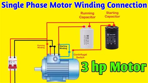 Single Phase Motor Winding Connection 6 Wire Single Phase Motor