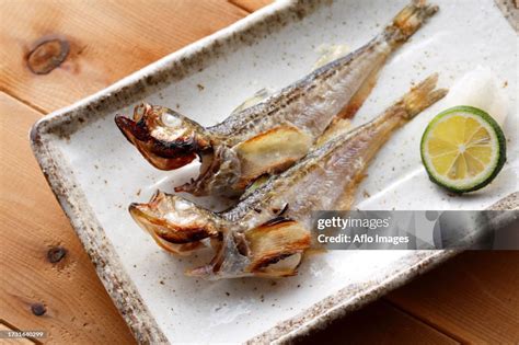 Japanese Style Grilled Fish High-Res Stock Photo - Getty Images