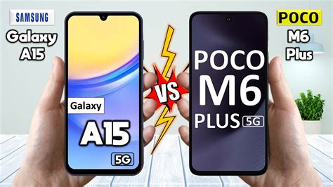 Samsung Galaxy A15 5g Vs Poco M6 Plus Full Comparison 🔥 Techvs Youtube