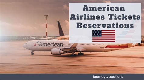 American Airlines Ticket Reservations Your Ultimate Booking