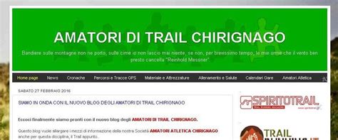 Amatori Atletica Chirignago Nuovo Blog Amatori Di Trail Chirignago