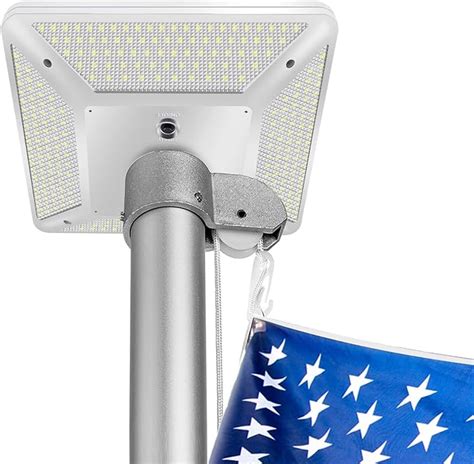 Amazon Flag Pole Light Solar Powered 320LED 3000 LM Solar Light