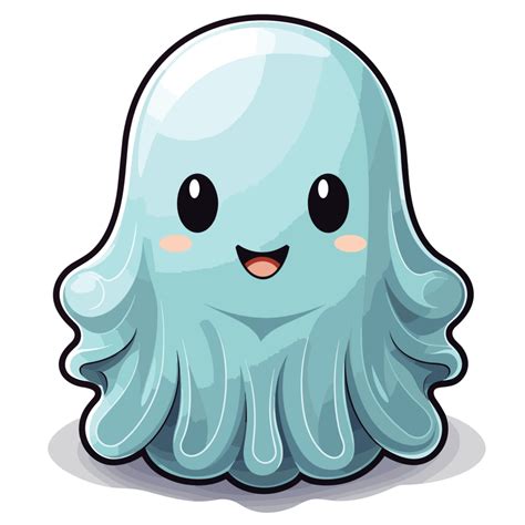 Beautiful Cute Halloween Ghost Ai Generative 32874113 Png