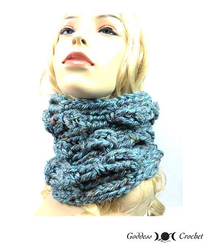 Ravelry One Skein Bulky Cowl Pattern By Goddess Crochet