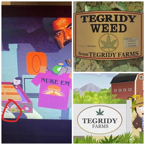 Could The Tegridy Farms Logo Possibly Have Been Inspired By Saddam’s Suitcase in South Park ...