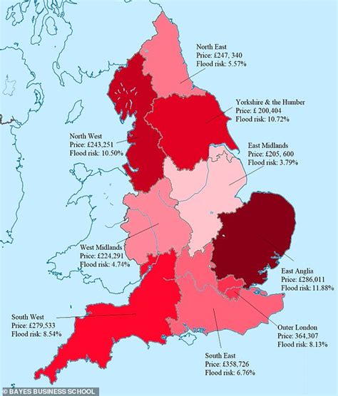 Is Your Home At Risk One In Six Properties In England Could Be Hit By