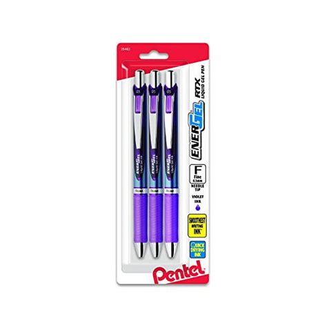 Pentel Energel Rtx Retractable Liquid Gel Pen 05mm Needle Tip