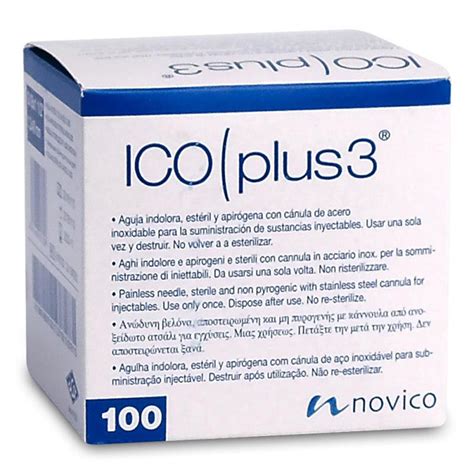 Caja de 100 Agujas Esteriles ICOPLUS3 Luer G18 1 2x40 Farmacia Calàbria