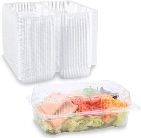 40 Pack Sturdy Clamshell Food Containers With Lids Keep Deli And