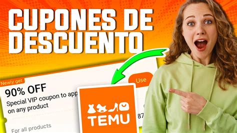 Cupones TEMU de hasta 90 OFF Códigos de descuento TEMU para Usuarios