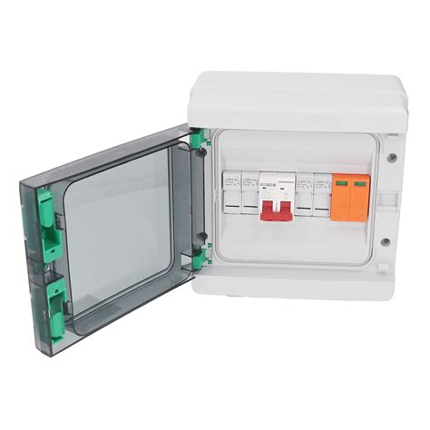 Solar Combiner Box Easy To Install Overload Protection Pv Combiner Box Dc500v With 32a Circuit