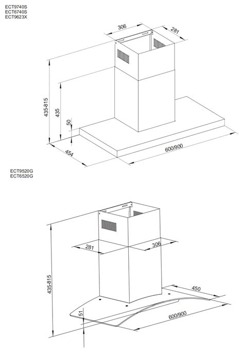 Electrolux Ect9623x Cooker Hood User Manual