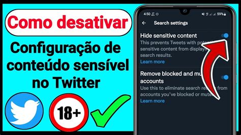 Como Desativar A Configura O De Conte Do Sens Vel No Twitter Novo