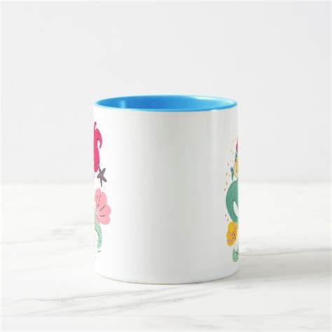 Princess Ariel Holding Flounder Illustration Mug Zazzle