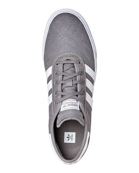 Adidas Grey White Adi Ease Premiere Skateboarding Sneakers Sneakers