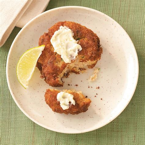 Potato Crab Cakes With Lime Butter Recipe How To Make It