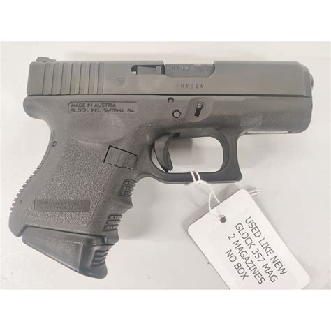 Glock 33 Gen3 357 Sig Subcompact Semi Auto Pistol W2 Mags Upgraded