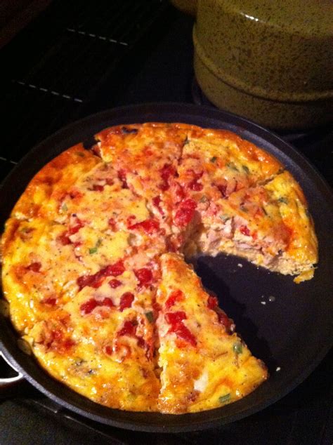 Used The Betty Crocker Quiche Recipe Skipped The Crust And Threw In