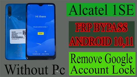 Alcatel 1SE Frp Bypass 5030F 5030A 5030D 5030U Remove Google Account