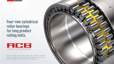 Four Row Cylindrical Roller Bearings For Long Product Rolling Mills