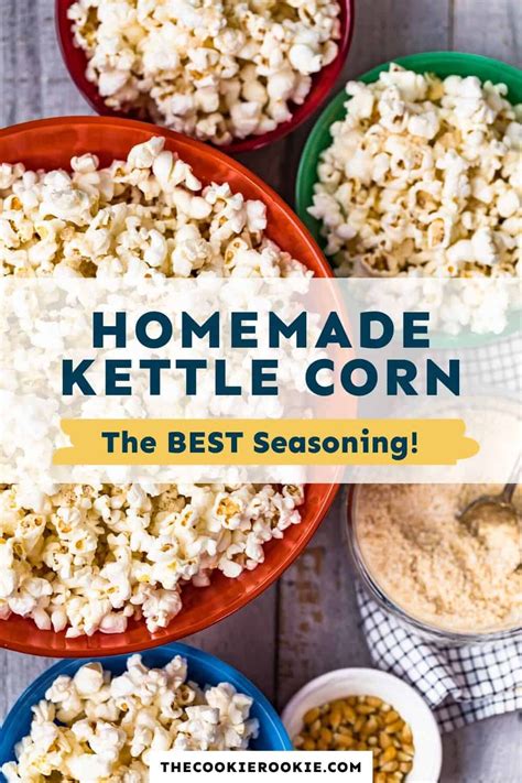 Homemade Kettle Corn Popcorn Seasoning Artofit