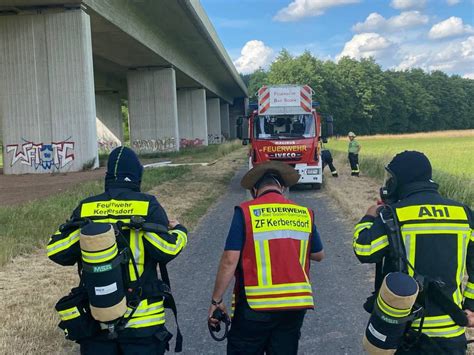 25 06 2022 Weitere Fotos Gefahrgut Lkw am Freitag auf A66 verunglückt