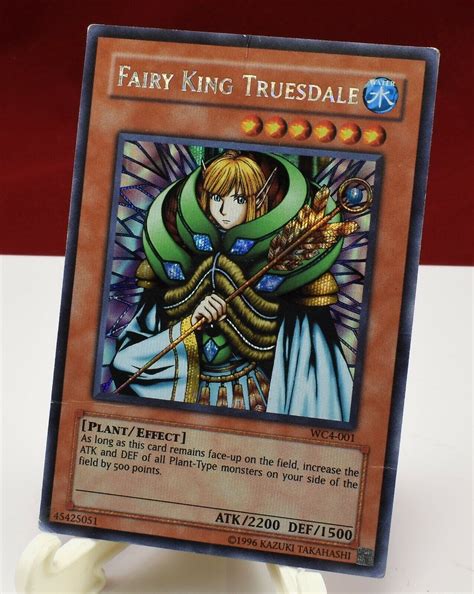 Yugioh Fairy King Truesdale Wc4 001 Secret Rare Played Ebay