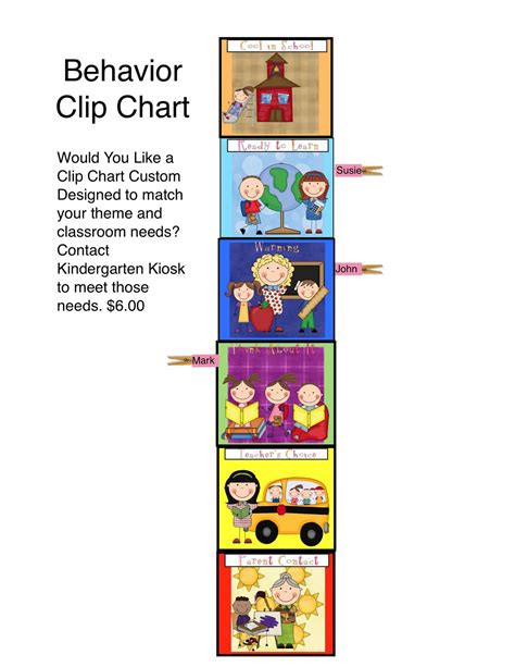 Free Printable Behavior Clip Chart - Printable Templates